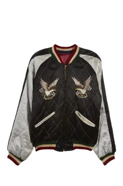 Vintage Reversible Eagle Souvenir Jacket