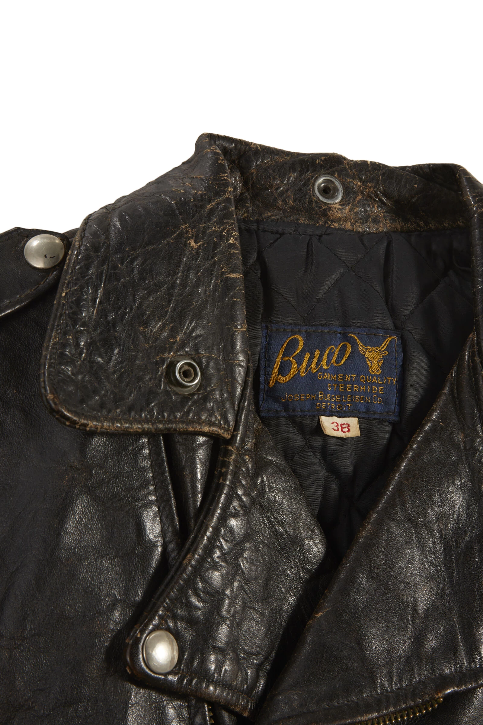 Vintage Black Leather Buco Jacket 3 Vintage Black Leather Buco Jacket - Image 3