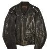 Vintage Black Leather 1950s Perfecto Jacket