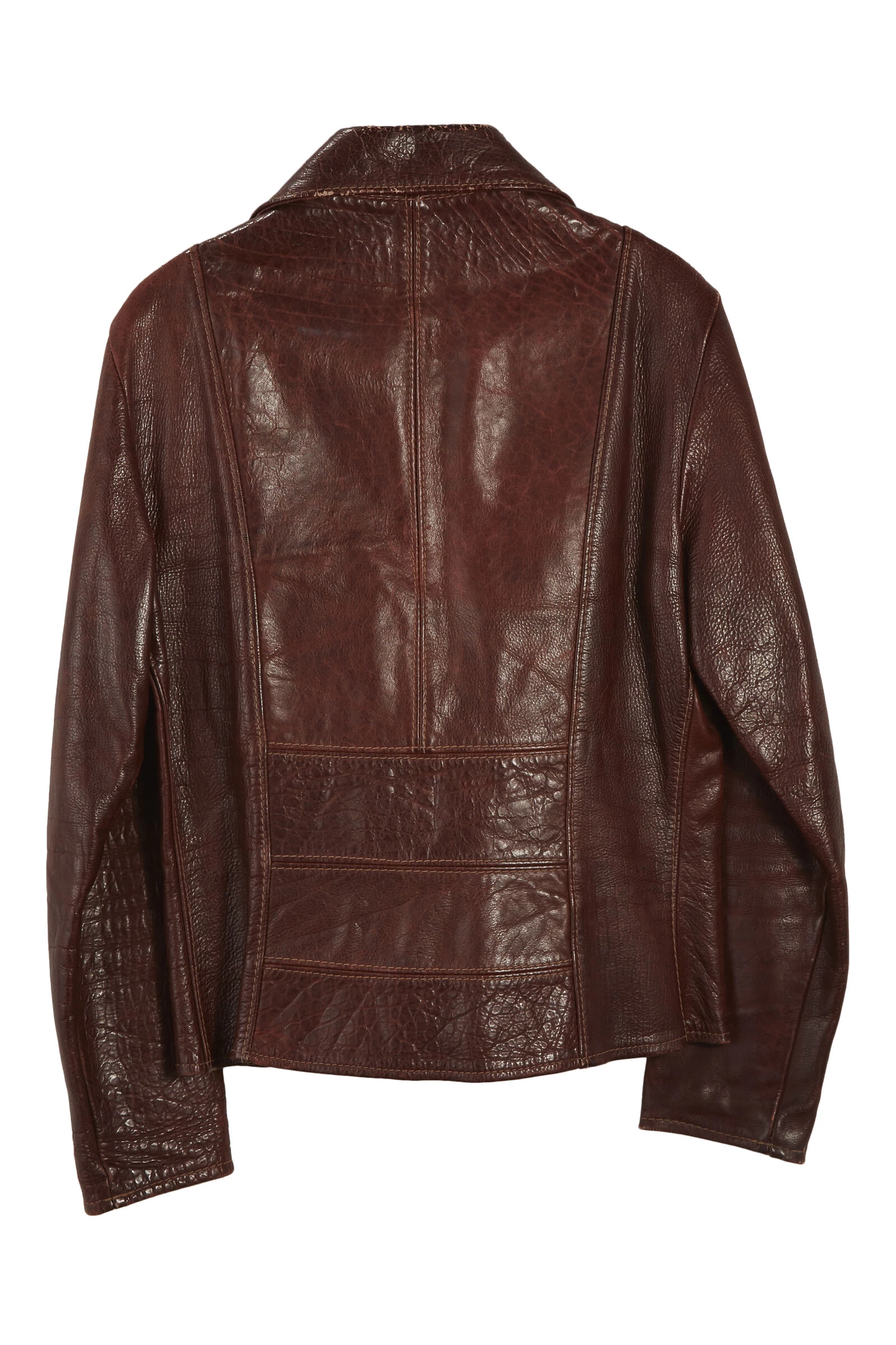 Vintage Brown Oshwahkon Leather Jacket 2 Vintage Brown Oshwahkon Leather Jacket - Image 2