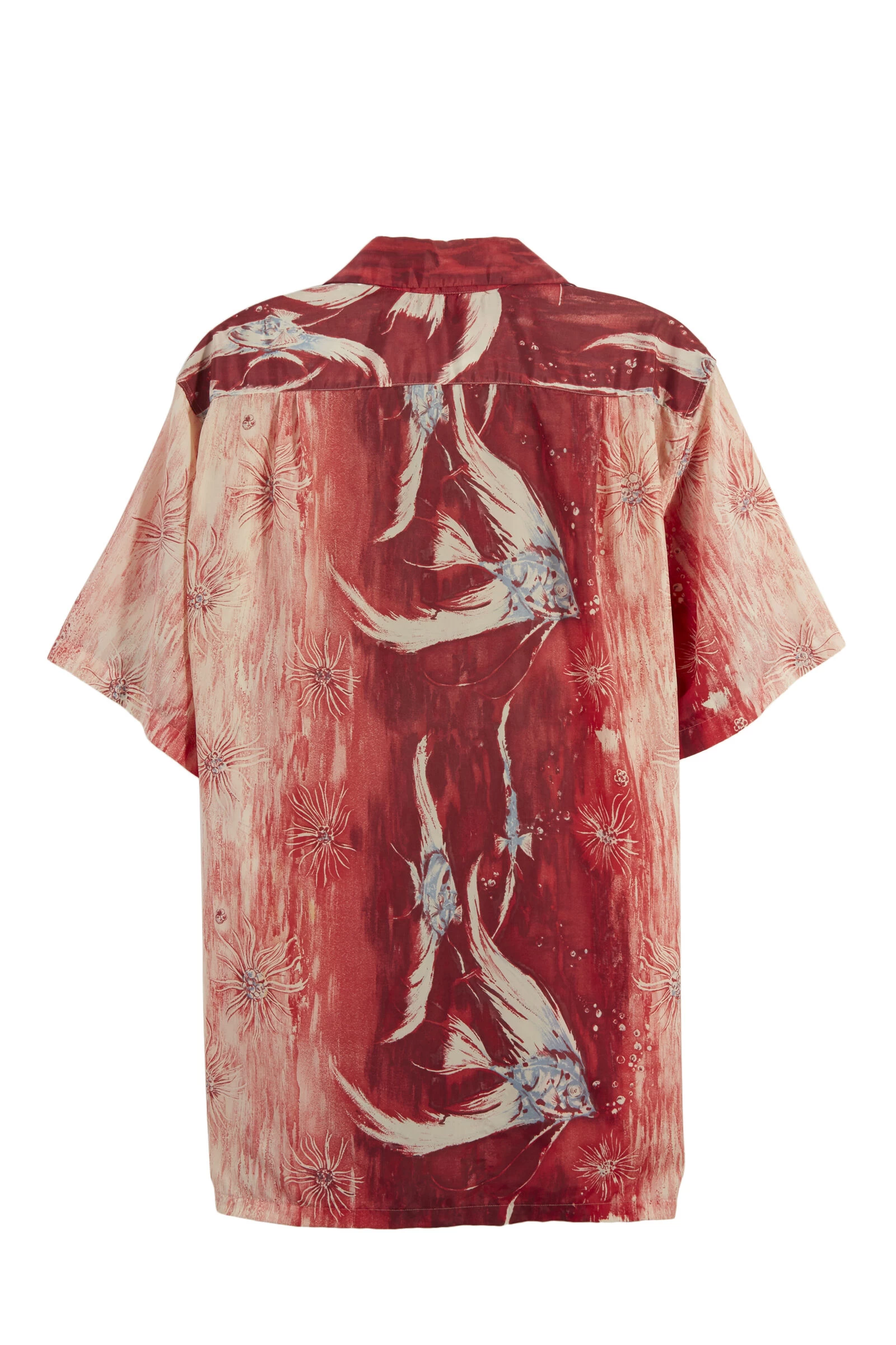 Vintage Red Fish Kamehameha Hawaiian Shirt 2 Vintage Red Fish Kamehameha Hawaiian Shirt - Image 2