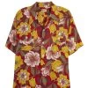 Vintage Red Floral Dunbrooke Hawaiian Shirt
