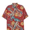 Vintage Red Floral Pilgrim Sportswear Hawaiian Shirt