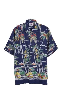 Vintage Blue 'From Here To Eternity' Hawaiian Shirt