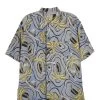 Vintage Blue Palm Tree New Era Hawaiian Shirt
