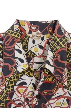 Vintage Multicolor Floral Hawaiian Shirt -Fashion clothing 13HAX 029 3