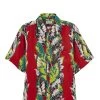 Vintage Red Floral Malihini Hawaiian Shirt