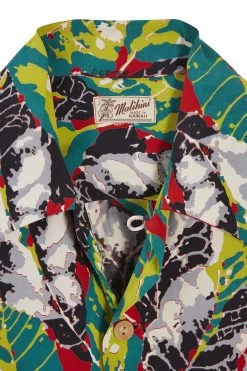 Vintage Red Floral Malihini Hawaiian Shirt 5 Vintage Red Floral Malihini Hawaiian Shirt -Fashion clothing 13HAX 035 3