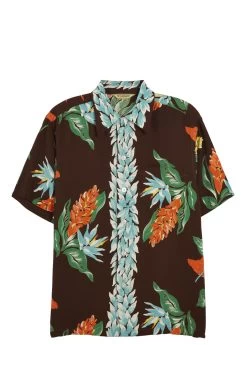 Vintage Brown Floral McGregor Hawaiian Shirt