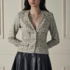 Chanel Multicolor Raw-Hem Tweed Jacket
