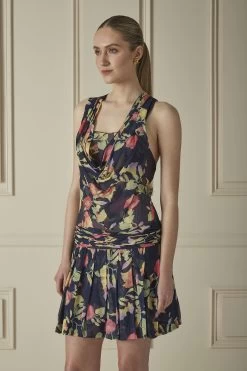 Chanel Multicolor Floral Silk Dress -Fashion clothing 60CHW 101 3