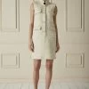 Chanel Cream Tweed Button-Up Mini Dress