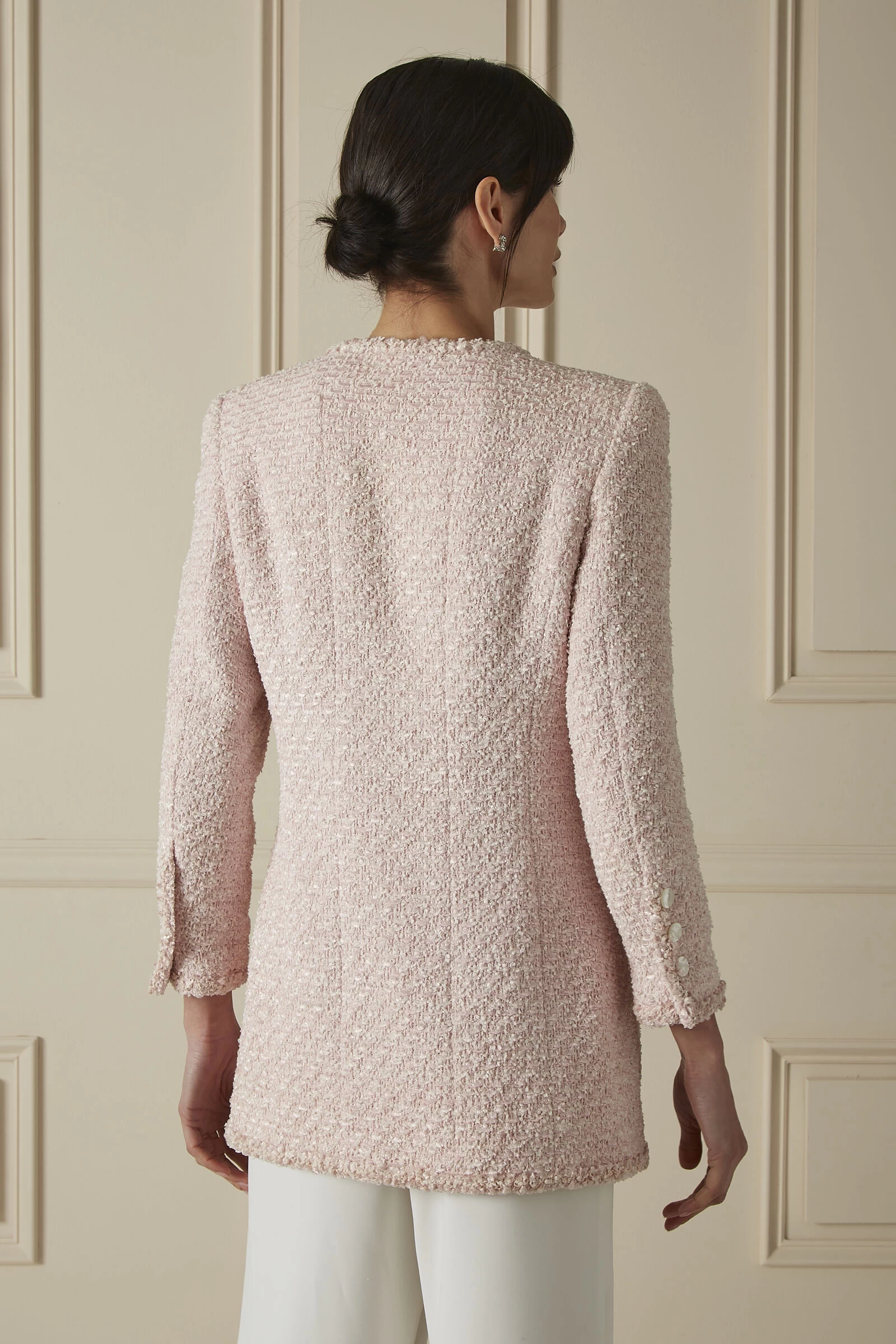 Chanel Pink Bouclé Jacket 2 Chanel Pink Bouclé Jacket - Image 2