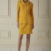 Chanel Yellow Tweed Skirt Suit