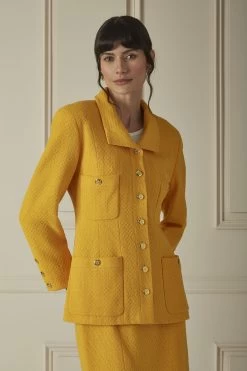 Chanel Yellow Tweed Skirt Suit -Fashion clothing 60CHX 202 3