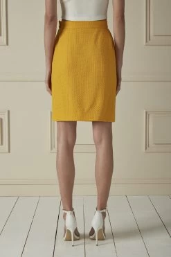 Chanel Yellow Tweed Skirt Suit -Fashion clothing 60CHX 202 5