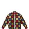 André Leon Talley Gianni Versace Multicolor Shirt