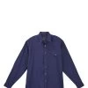 André Leon Talley Yohji Yamamoto Long Sleeve Rayon Pocket Shirt
