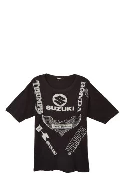 Vintage Motorcycle Brands 1980s Graphic Tee