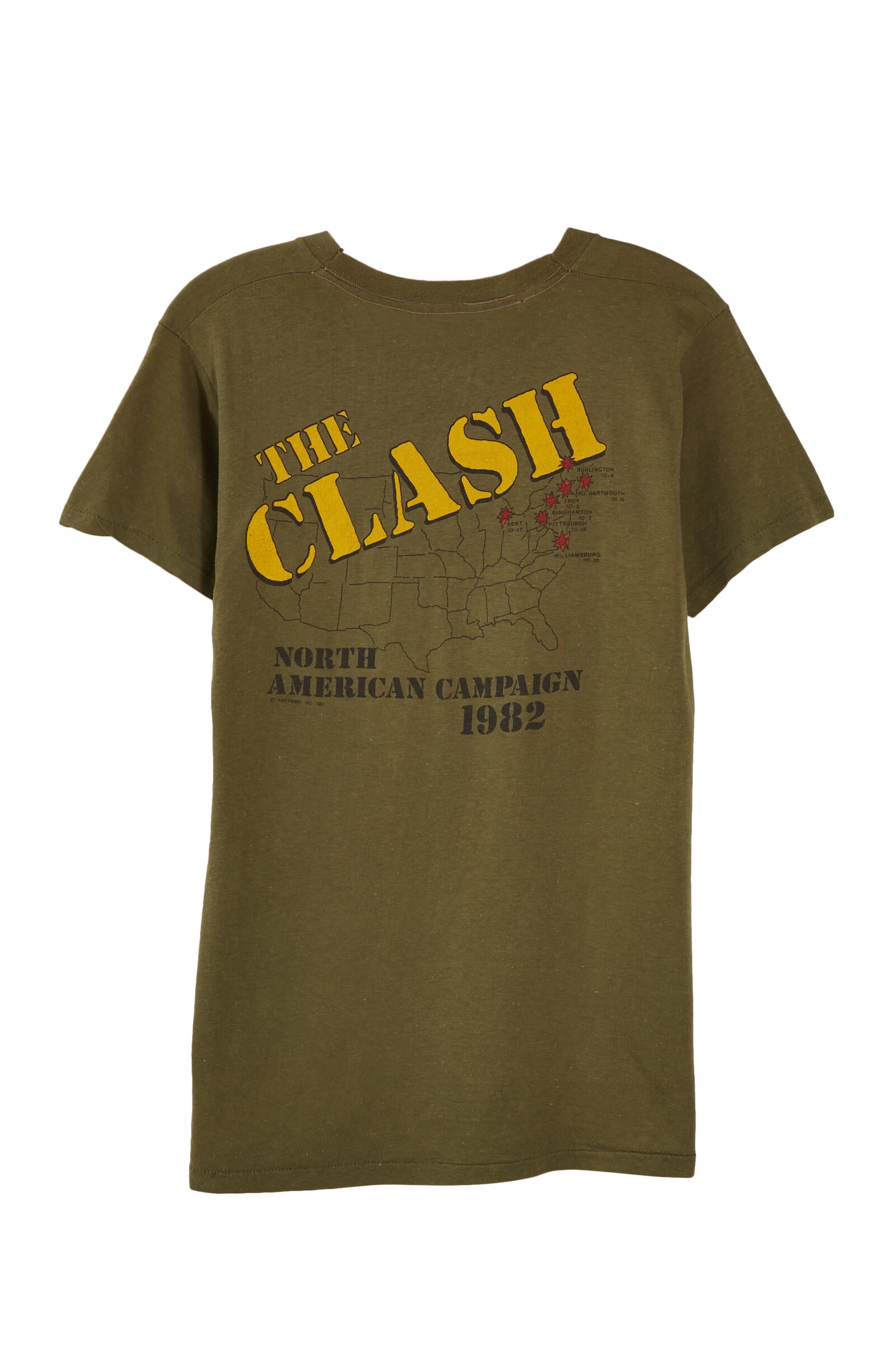 Vintage The Clash 1982 Know Your Rights Tour Tee 2 Vintage The Clash 1982 Know Your Rights Tour Tee - Image 2