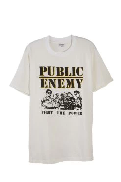 Vintage Public Enemy 1990 Fight The Power Graphic Band Tee