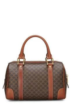 Celine Brown Coated Canvas Macadam Handle Bag -Fashion clothing Q5B04WLW0B004 4