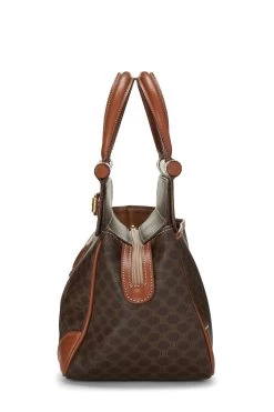 Celine Brown Coated Canvas Macadam Handbag -Fashion clothing Q5B04WLW0B028 3
