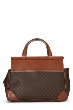 Celine Brown Coated Canvas Macadam Handbag -Fashion clothing Q5B04WLW0B028 4