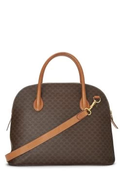 Celine Brown Macadam Coated Canvas Handbag -Fashion clothing Q5B04WLW0B033 4