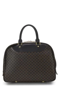 Celine Black & Brown Coated Canvas Macadam Handbag 9 Celine Black & Brown Coated Canvas Macadam Handbag -Fashion clothing Q5B04WLWKB000 4