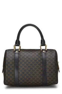 Celine Black Coated Canvas Macadam Handle Bag -Fashion clothing Q5B04WLWKB003 4