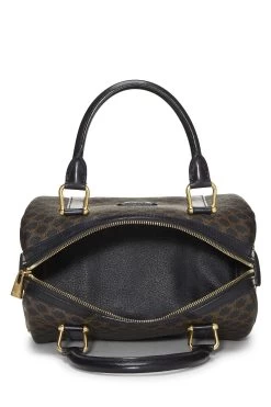 Celine Black Coated Canvas Macadam Handle Bag -Fashion clothing Q5B04WLWKB003 6