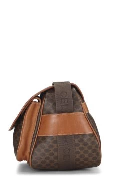 Celine Brown Macadam Coated Canvas Messenger Bag -Fashion clothing Q5B059LW0B019 3