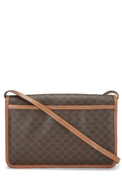 Celine Brown Macadam Coated Canvas Crossbody Bag -Fashion clothing Q5B059LW0B020 4
