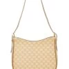 Celine Beige Coated Canvas Macadam Handle Bag