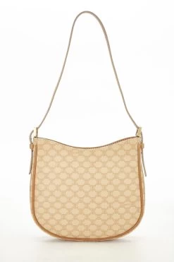 Celine Beige Coated Canvas Macadam Handle Bag 9 Celine Beige Coated Canvas Macadam Handle Bag -Fashion clothing Q5B059LWIB000 4