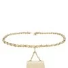 Chanel Beige Quilted Lambskin Belt Bag Micro