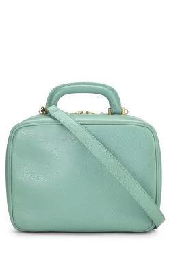 Chanel Green Caviar Lunch Box Vanity 9 Chanel Green Caviar Lunch Box Vanity -Fashion clothing Q6A01I0FGB006 4