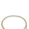 Chanel Gold Logo Plated Chain Belt