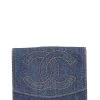 Chanel Blue Denim 'CC' Wallet