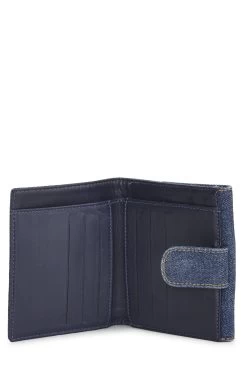 Chanel Blue Denim 'CC' Wallet -Fashion clothing Q6A05G0WBB004 4