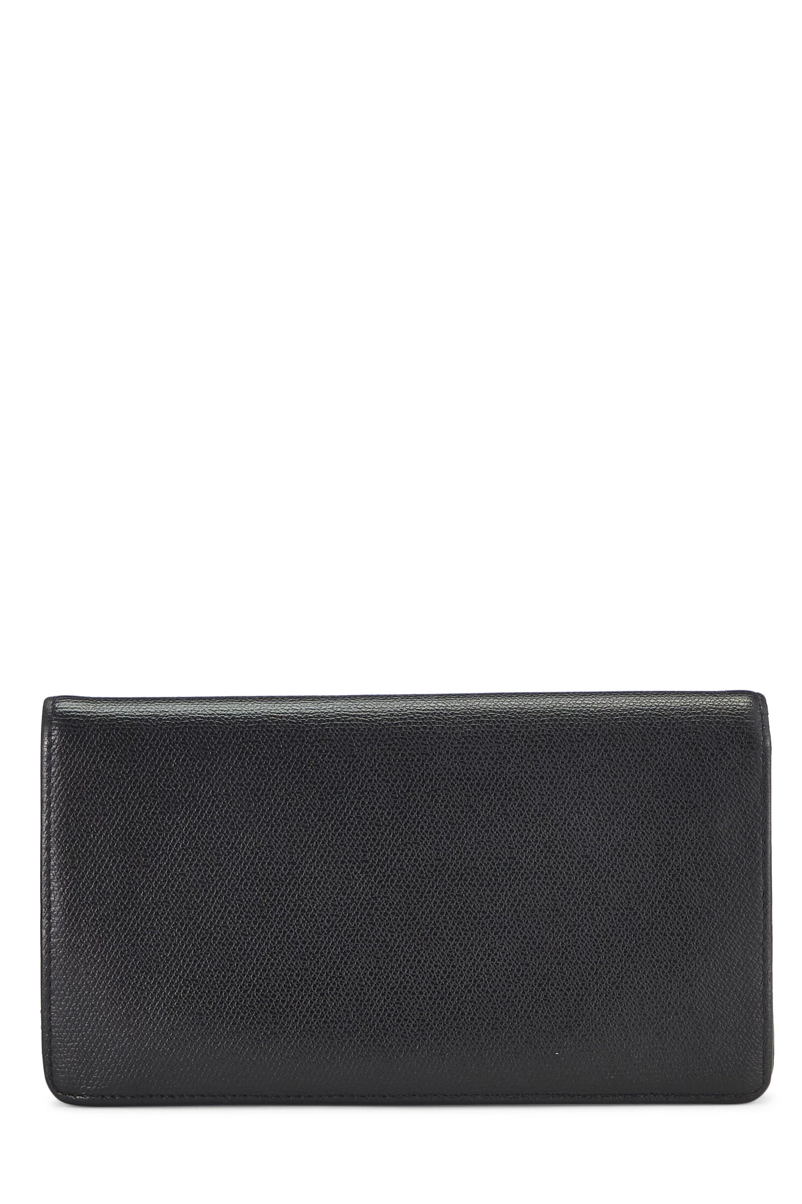 Chanel Black Caviar Long Wallet 3 Chanel Black Caviar Long Wallet - Image 3
