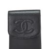 Chanel Black Caviar 'CC' Cigarette Case