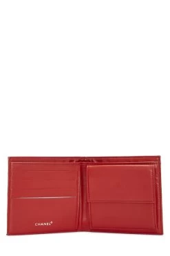 Chanel Red Nylon Travel Line Compact Wallet -Fashion clothing Q6A1A235RB000 4