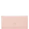 Chanel Pink Calfskin Compact Wallet
