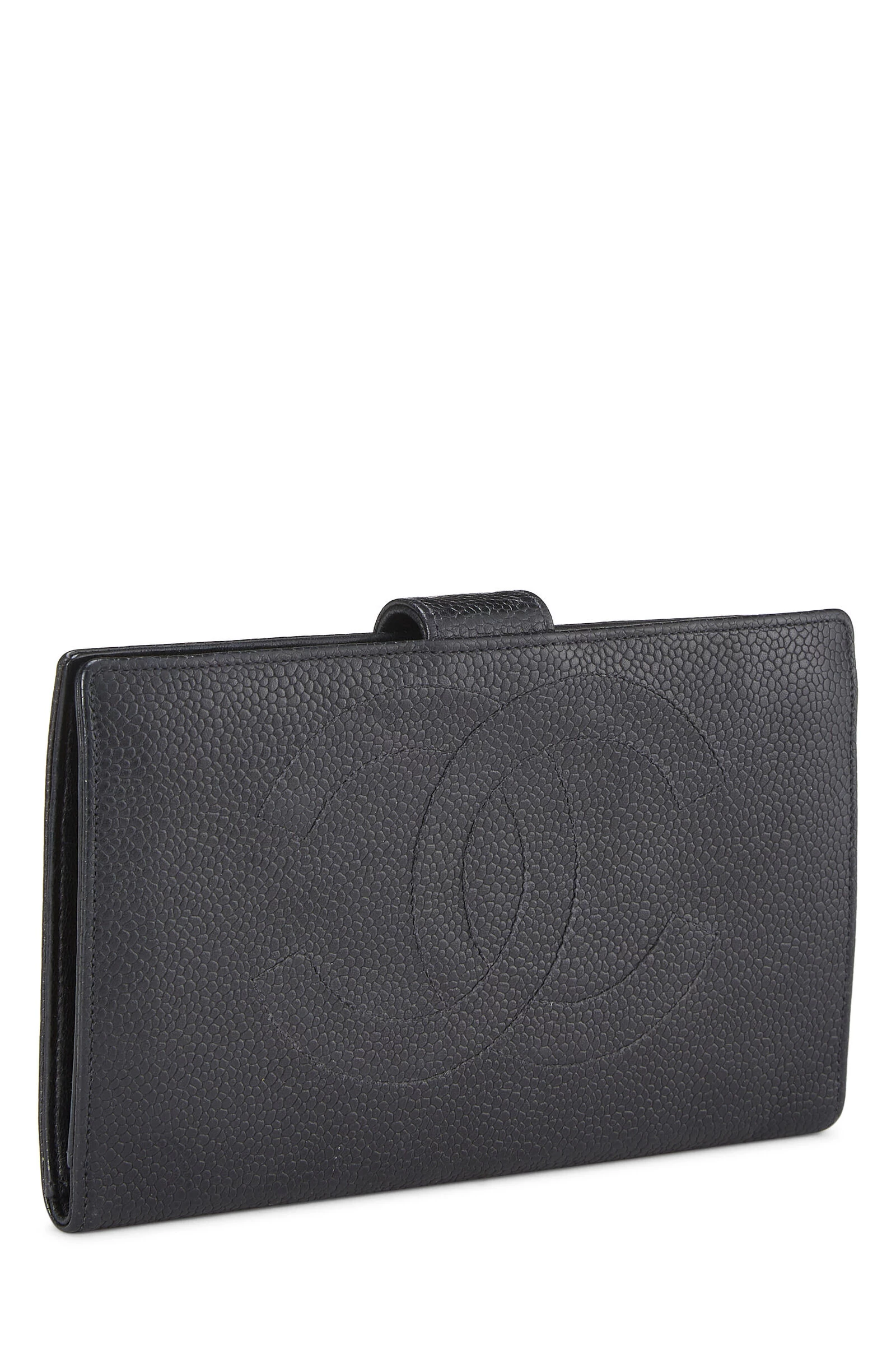 Chanel Black Caviar Timeless 'CC' Long Wallet 2 Chanel Black Caviar Timeless 'CC' Long Wallet - Image 2