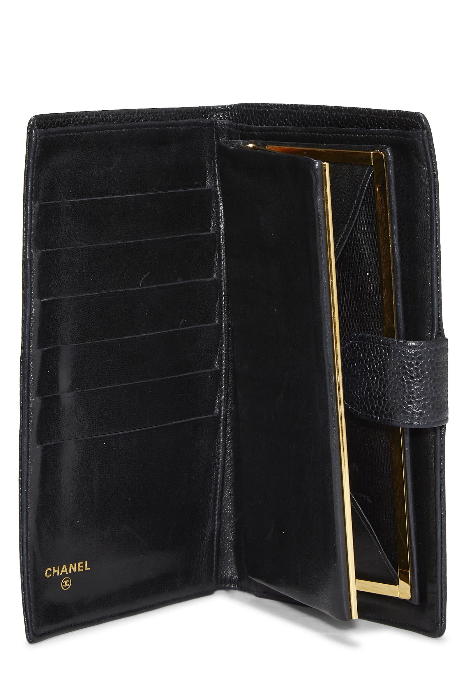 Chanel Black Caviar Timeless 'CC' Long Wallet 4 Chanel Black Caviar Timeless 'CC' Long Wallet - Image 4