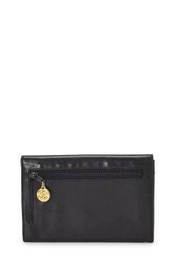 Chanel Black Lambskin Timeless 'CC' Compact Wallet -Fashion clothing Q6A1O41IKB017 3
