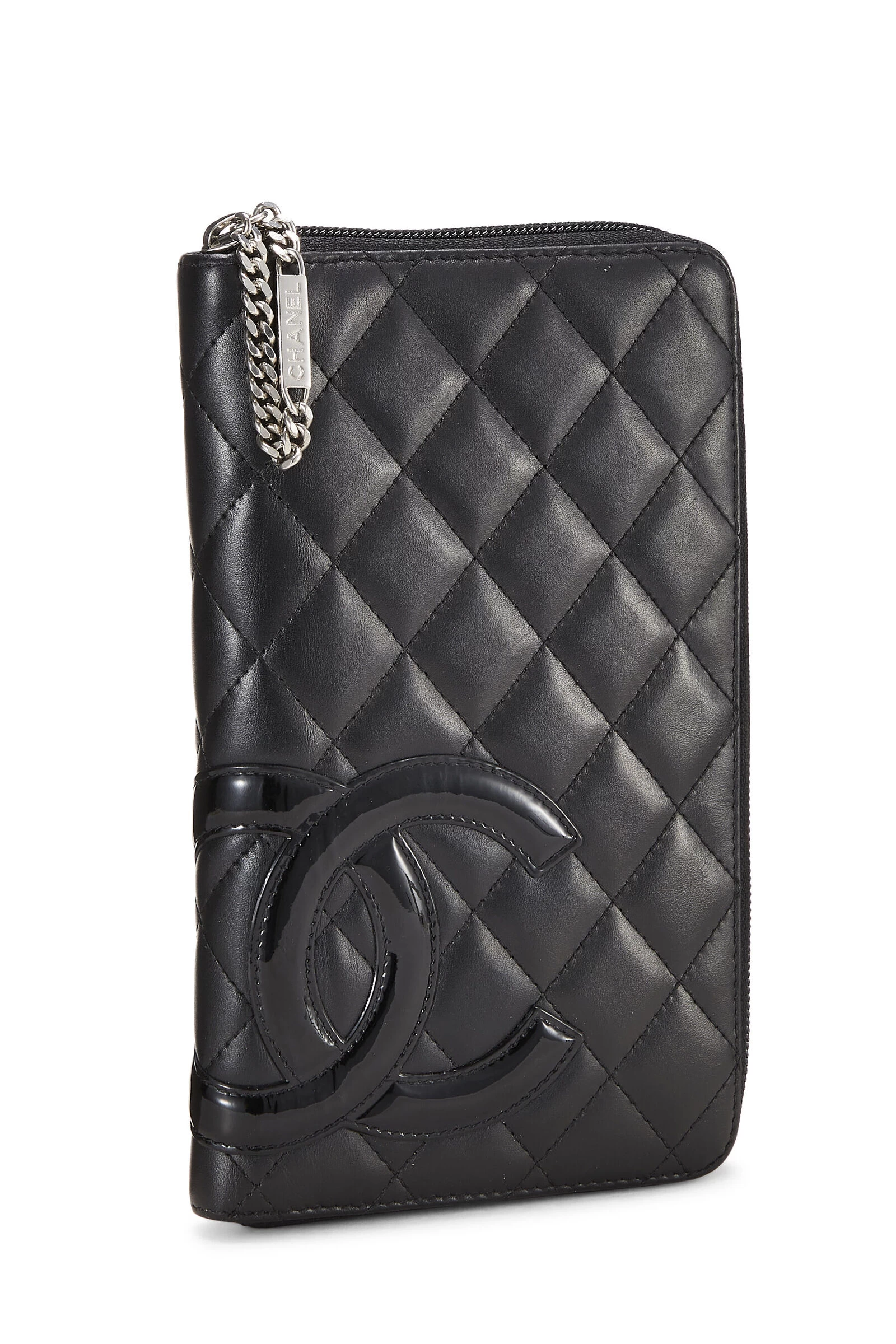 Chanel Black Quilted Calfskin Cambon Travel Wallet 2 Chanel Black Quilted Calfskin Cambon Travel Wallet - Image 2
