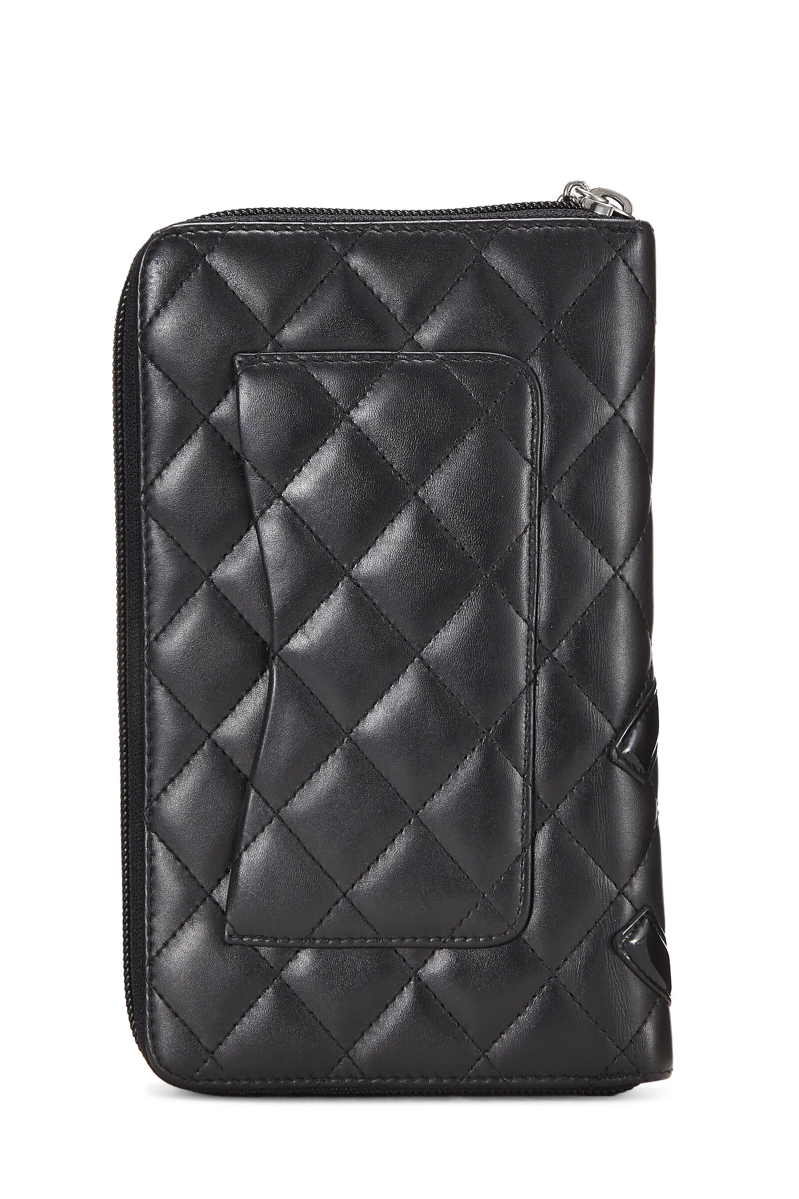 Chanel Black Quilted Calfskin Cambon Travel Wallet 3 Chanel Black Quilted Calfskin Cambon Travel Wallet - Image 3
